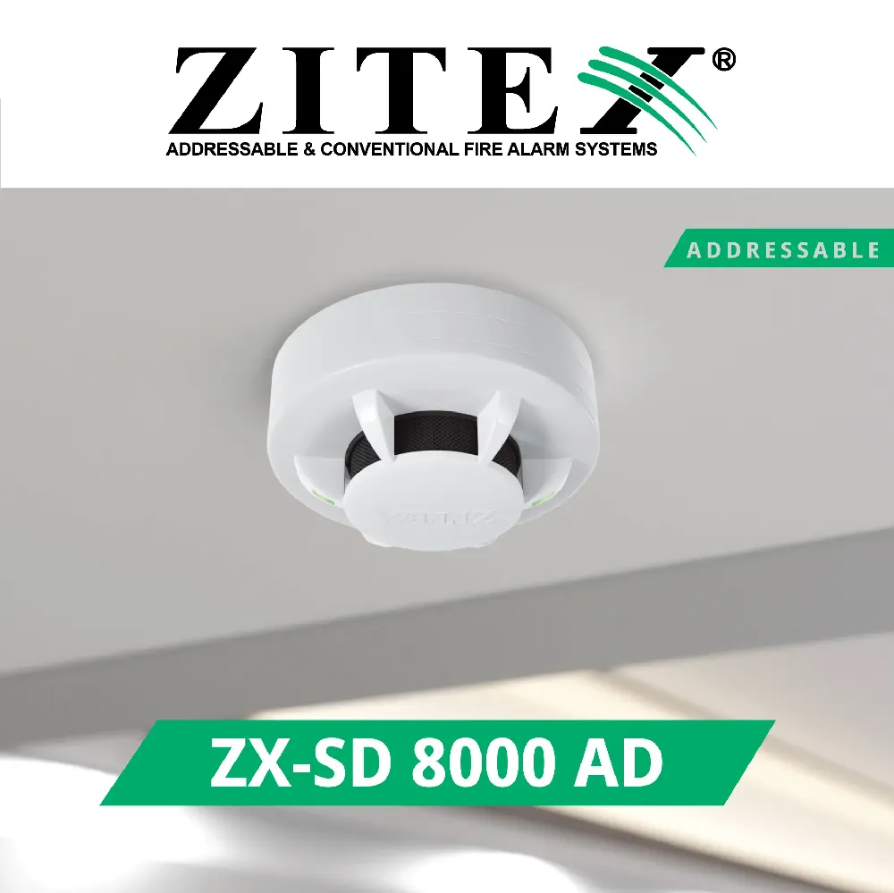 دتکتور دودی اعلام حریق آدرس پذیر زیتکس مدل ZX-SD 8000 AD